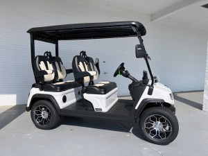 White Evolution D5 Lithium Golf Cart Forward Facing 02